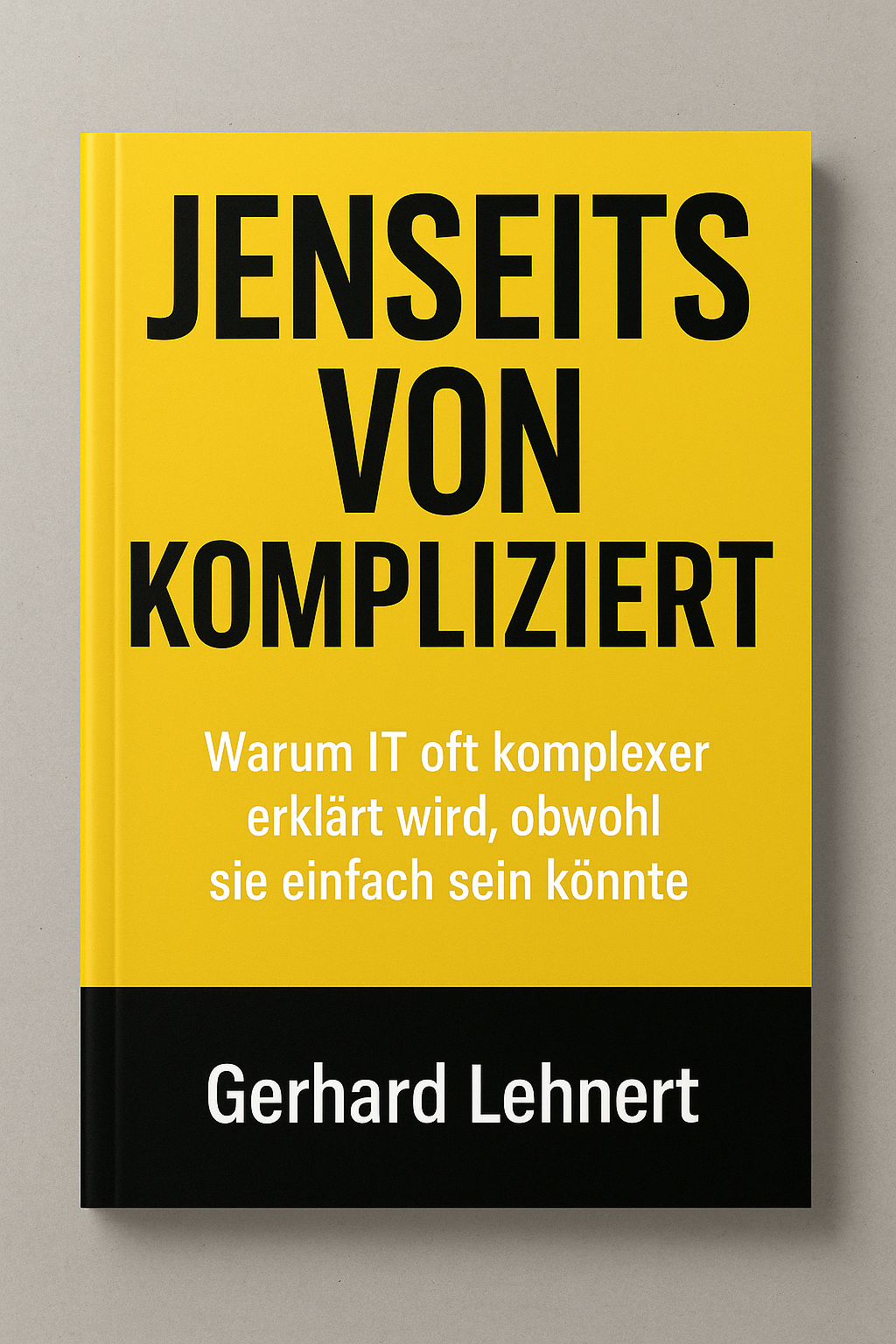 Buchcover von Jenseits von kompliziert von Gerhard Lehnert